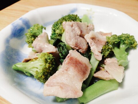 豚肉とブロッコリーの炒め物